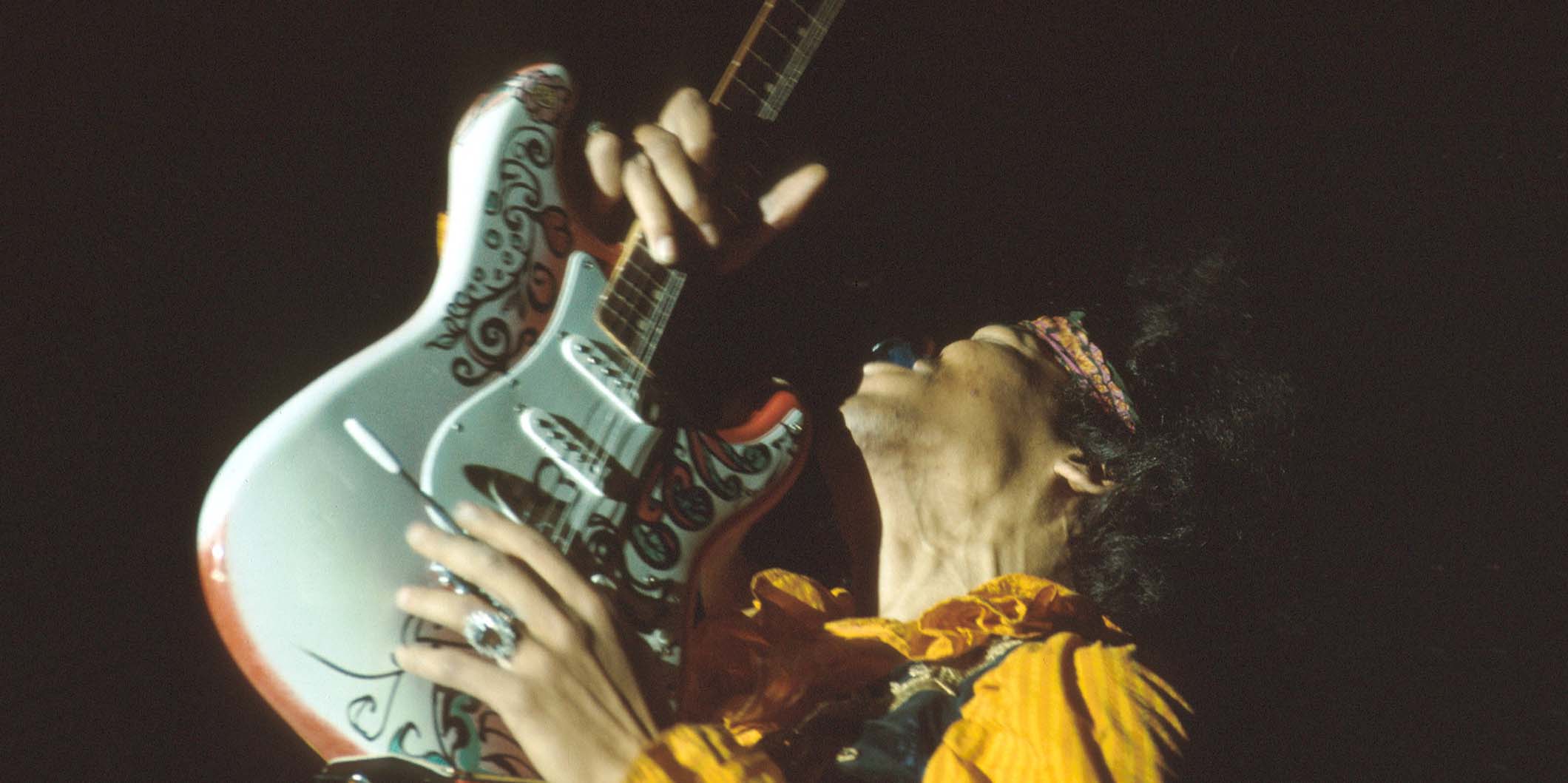 ジミヘン仕様 サイケペイント ストラトキャスタータイプ エレキギター