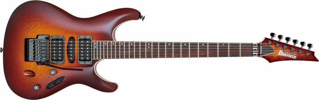 エレキギター】Ibanez キルト ＆ 鱗状紋 、そして7弦。Prestige “S