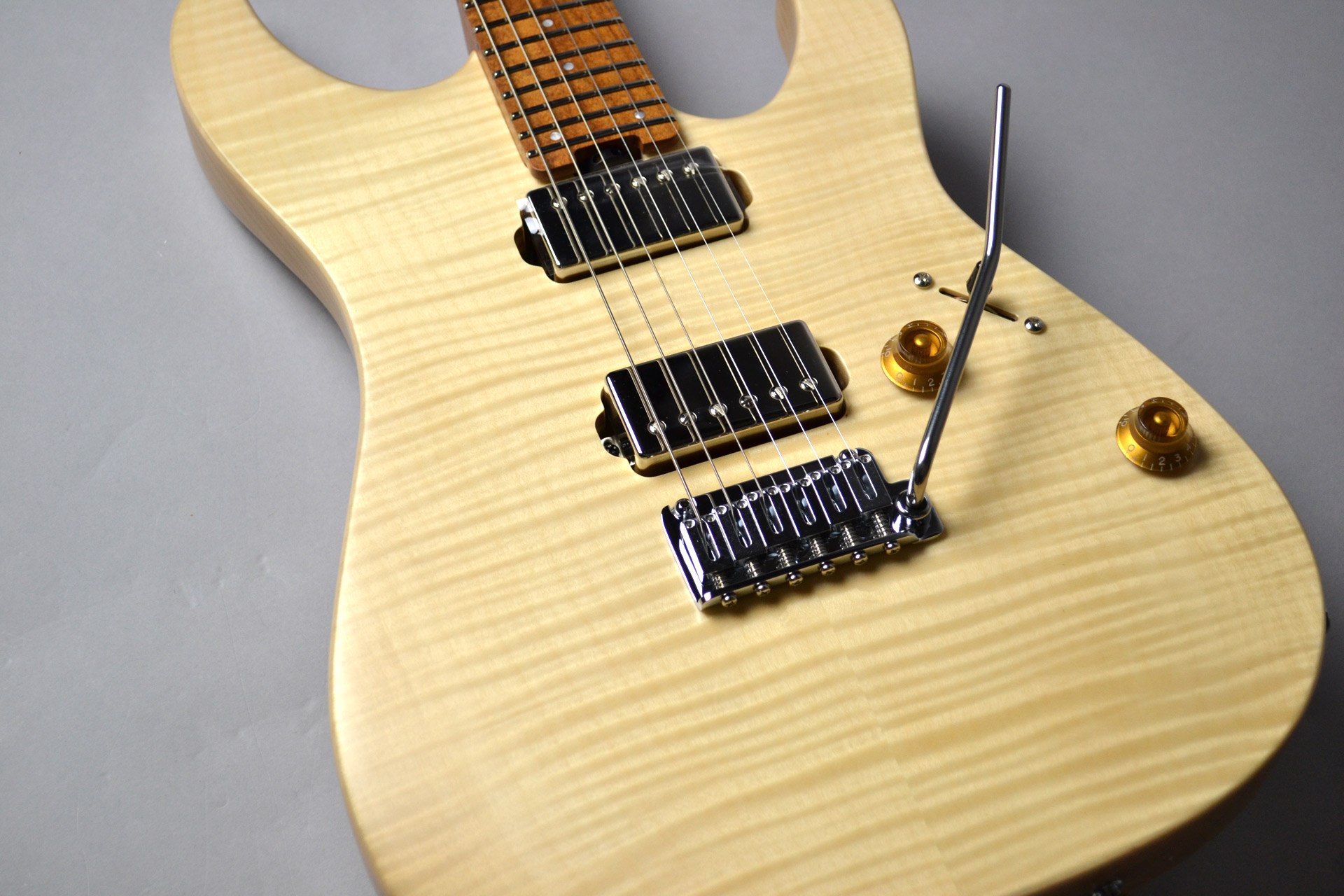 希少レア キルトメイプル5A 極厚エレキギタートップ材 フレイム