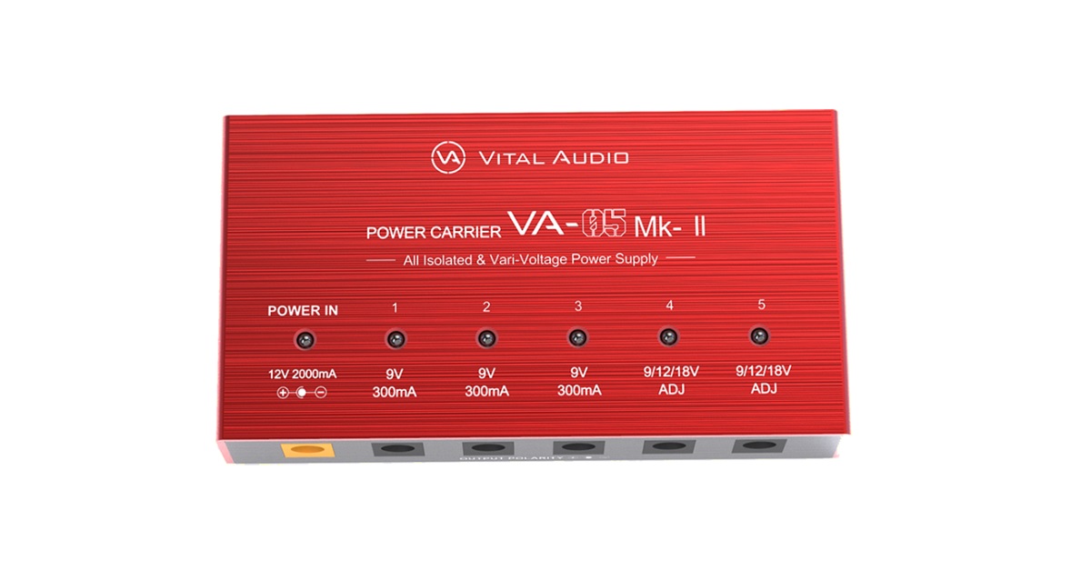 Vital Audio VA-05 MkII｜前モデルからさらに安定した電源供給を
