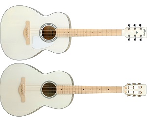 エレアコギター】-Ibanez-ギター全体が真っ白なフィニッシュがひと際目