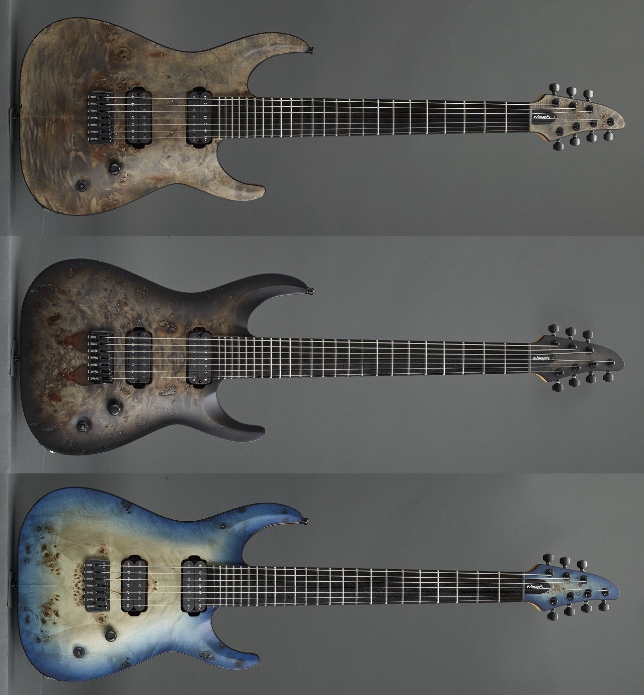 パーツ交換あり】E-HR7-FX/BM (Black Burst) 7弦 E-HR7-FX/BM | ESP