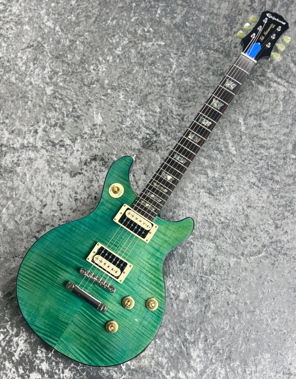 p*l様 Epiphone Tak Matsumoto DC Aqua Blue