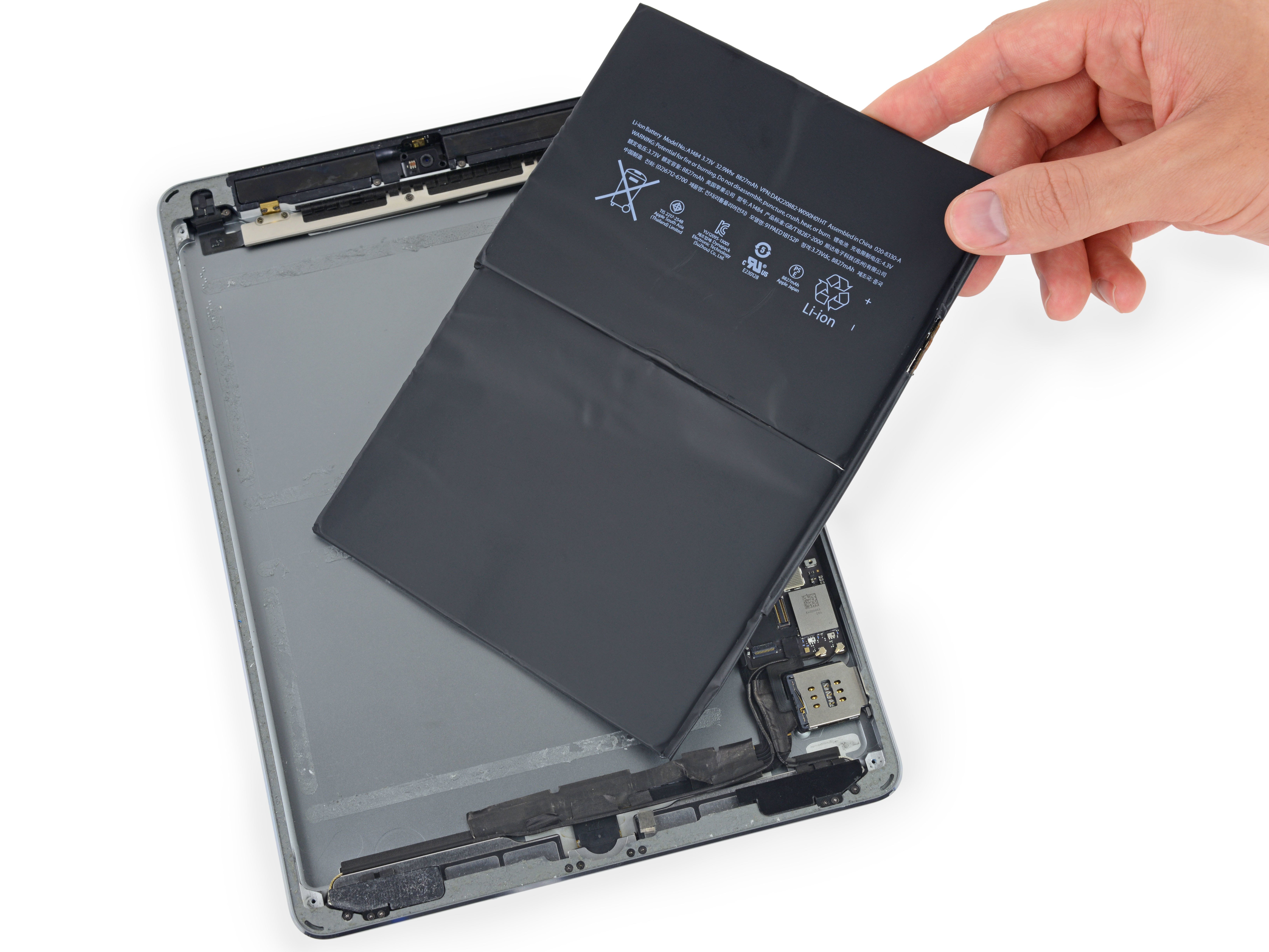 iPad Airセルラーモデルのバッテリーの交換 - iFixit 修理ガイド