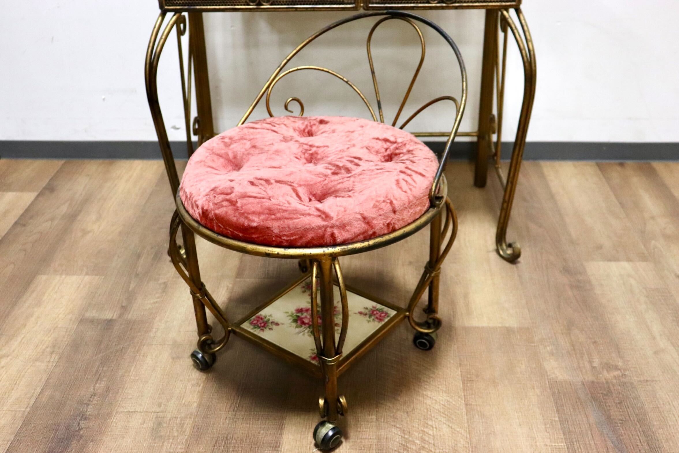 クレマ アンティーク 木製ドレッサー・鏡台セット 引き取り限定 creema