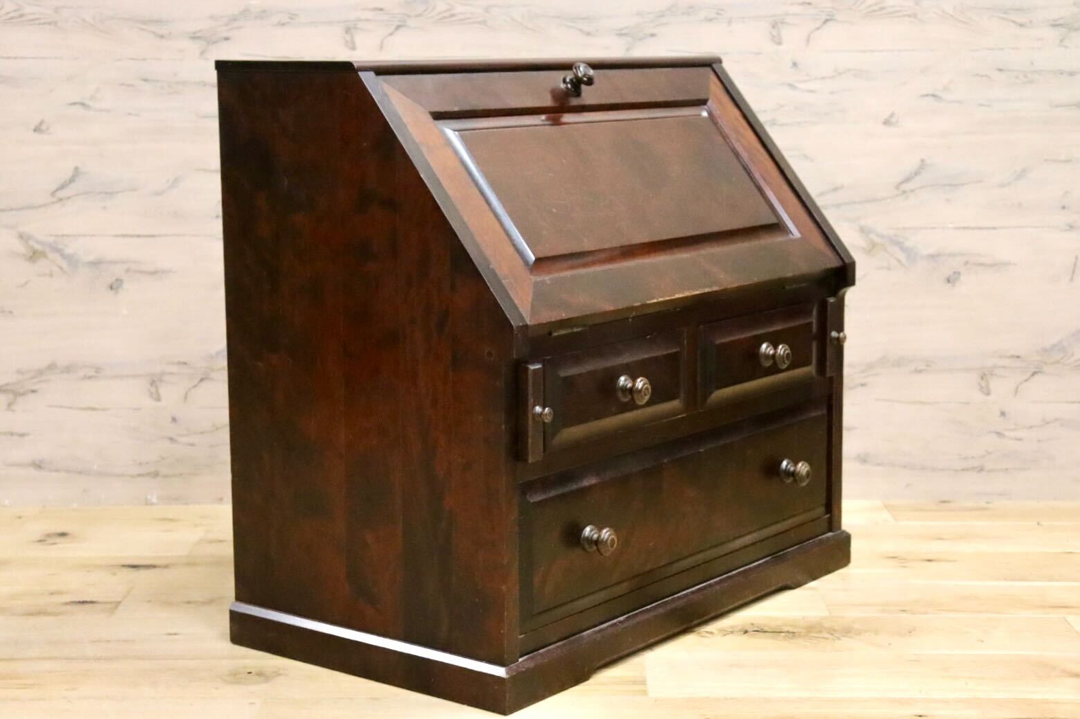 越後民芸家具 ライティングビューロー座式 文机 最新 越後民芸家具