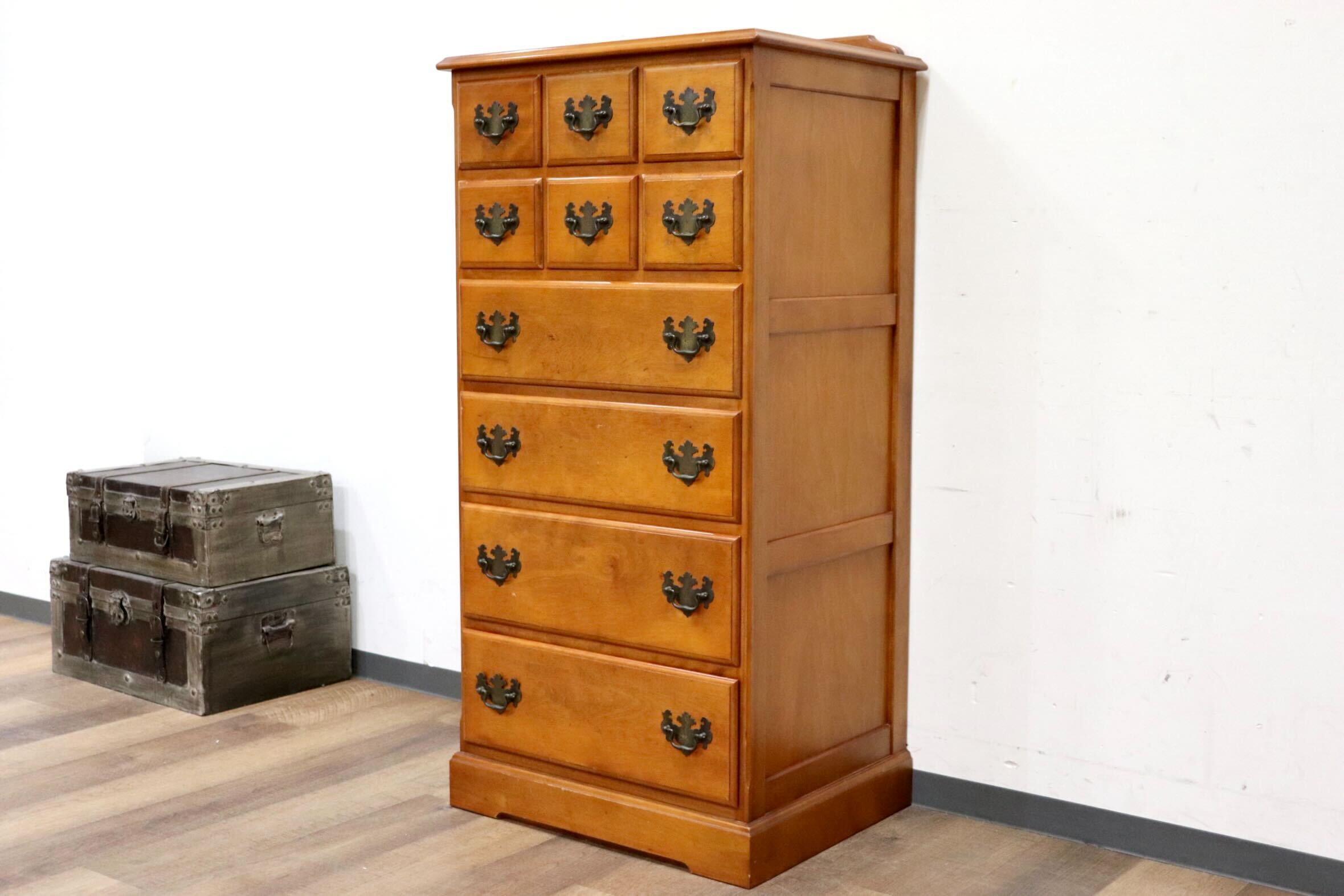 EBK69 横浜ダニエル Daniel 6段 チェスト 整理タンス 樺桜材 EBK69