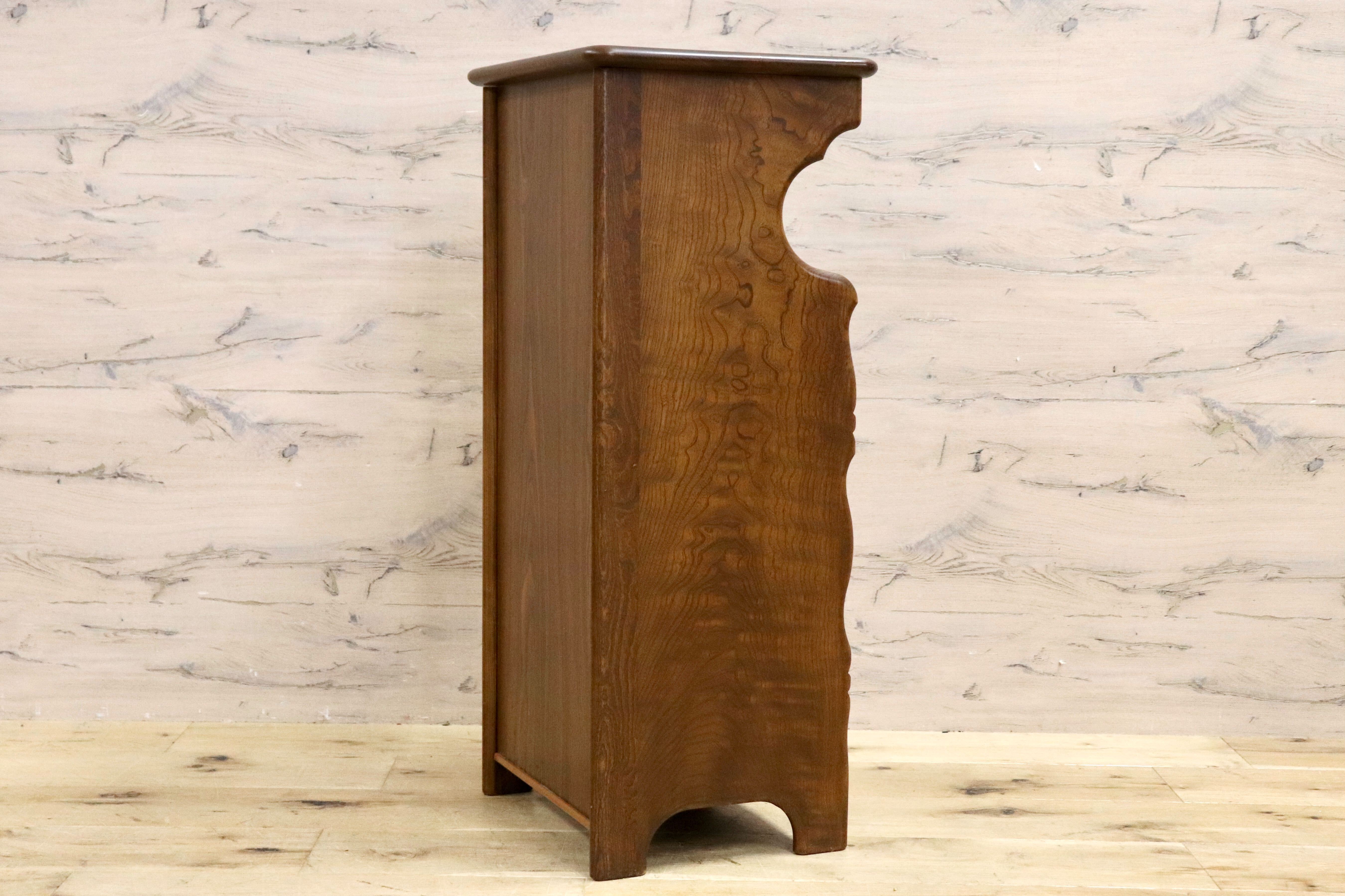 カリモク電話台花台サイドテーブル小物置き生け花