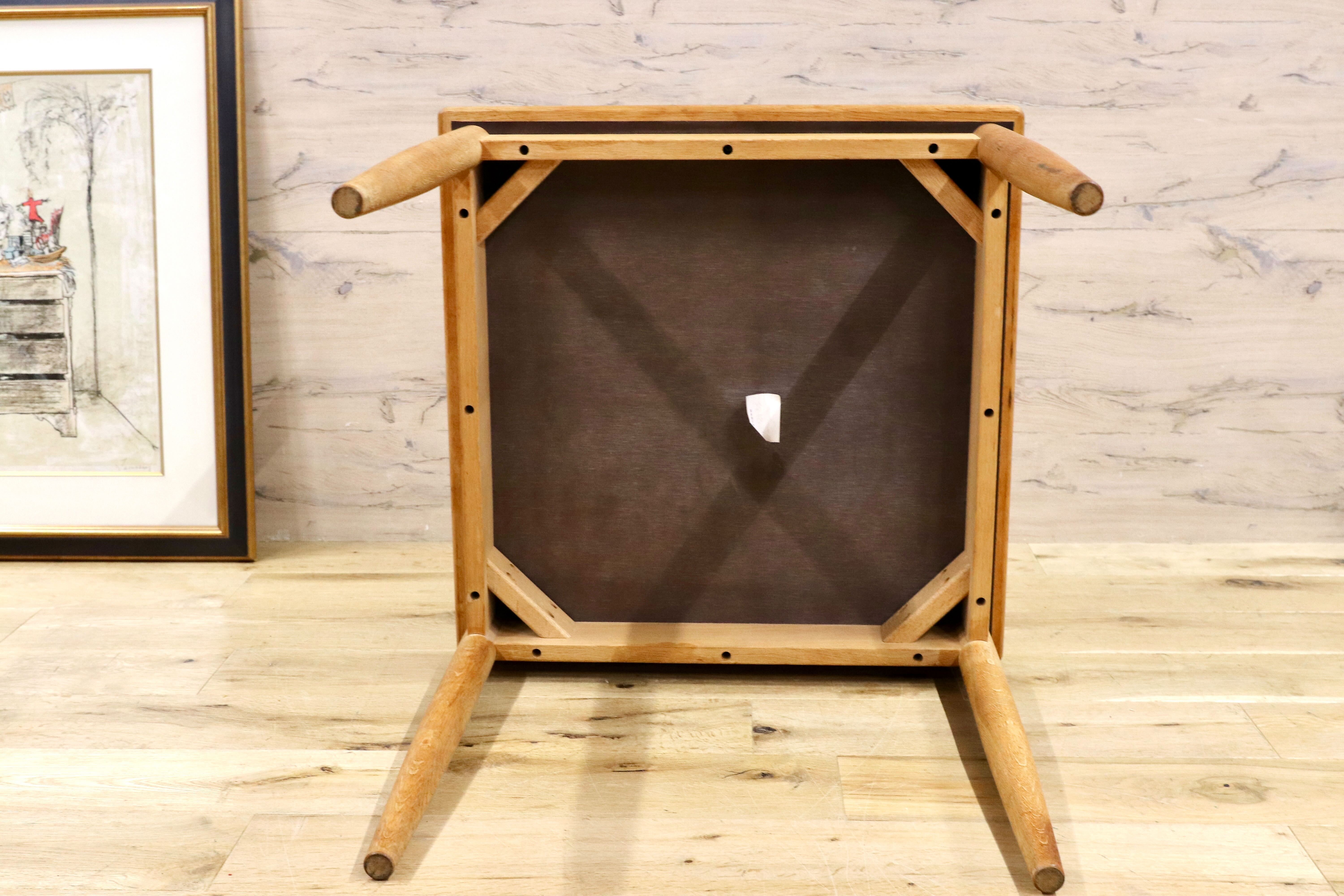 ☆70s☆ KarImoku カリモク電話台 サイドテーブル 花台 レトロ家具