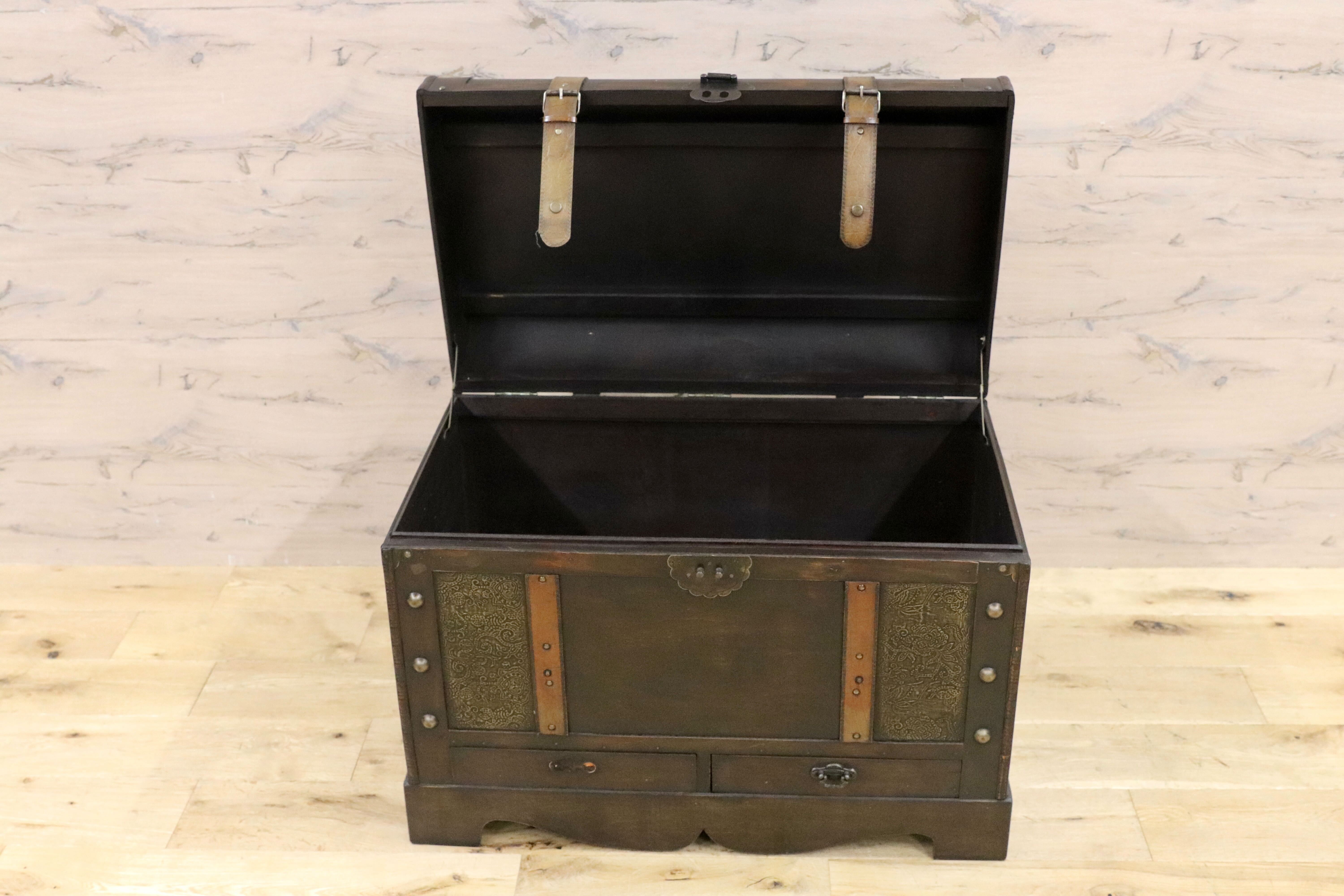 GMHS339○ヴィンテージ トランク ボックス 収納箱 店舗什器 撮影