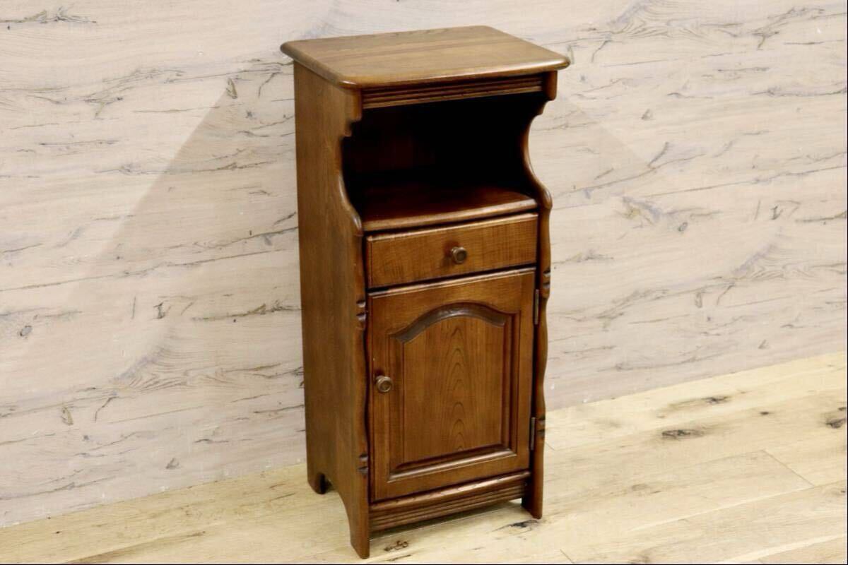 カリモク FAX台 電話台 幅66cm ファックス台 キャビネット 花台 玄関