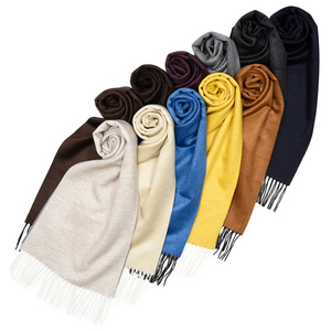 PIACENZA（ピアチェンツァ）シルクカシミアダブルフェイスマフラー