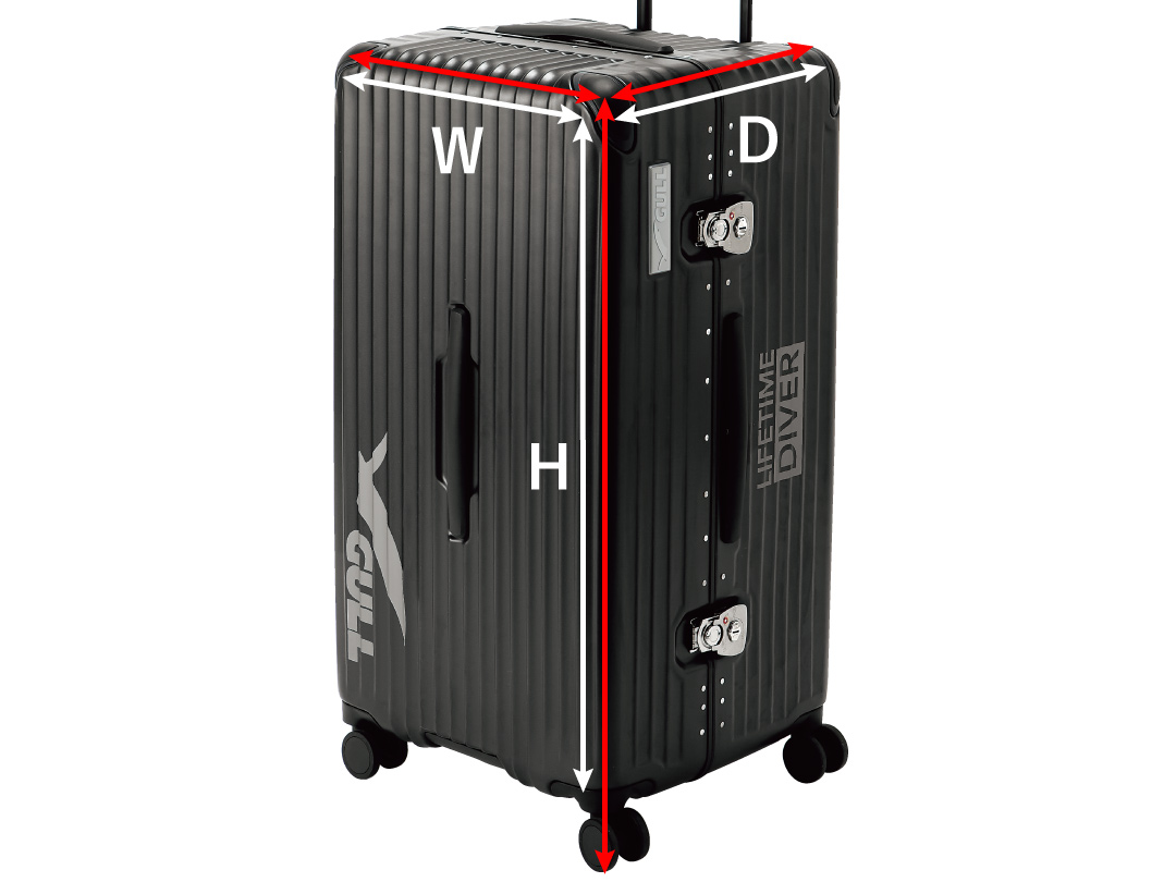 ハードシェルスーツケース | スクーバダイビング・スキンダイビング