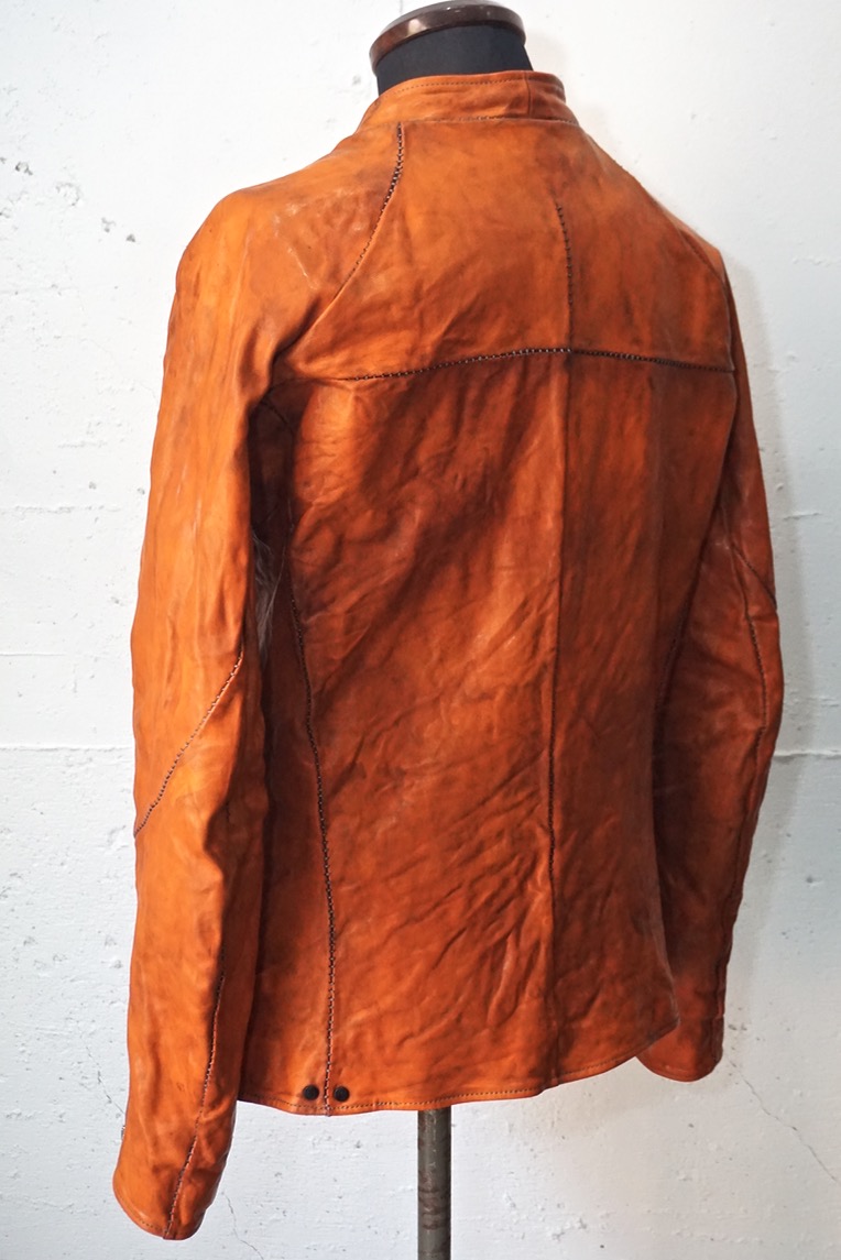 12311-41487. HORSE LEATHER NO COLLAR ZIP/F MOTO #2 LINED JB-4. 54N