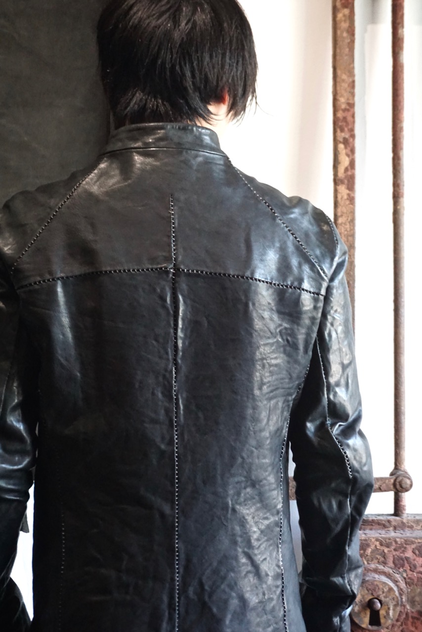 ジャケット・アウター incarnation / CALF LEATHER MOTO 4 / XS