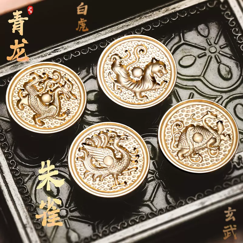 中国 骨董 銅香炉 獅子 野獣足 時代物 「大明宣徳」刻印