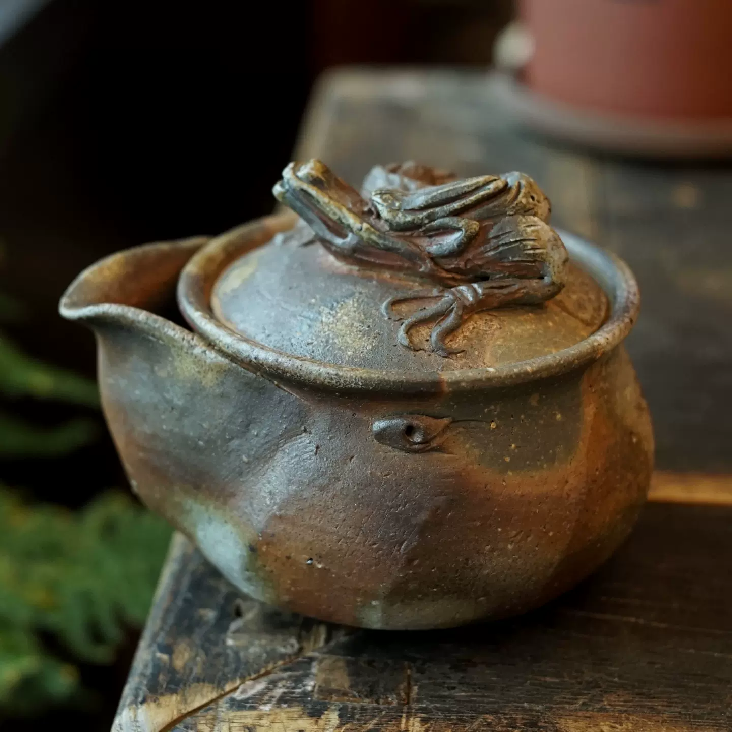 備前焼 手造宝瓶 煎茶道具 煎茶器 在銘