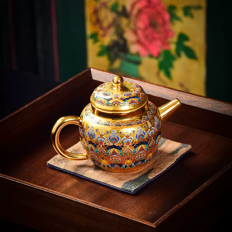 ▽鴻▽ 春秋 青銅製 龍耳飛鶴壺 置物 古賞物 中国古玩 中国古美術