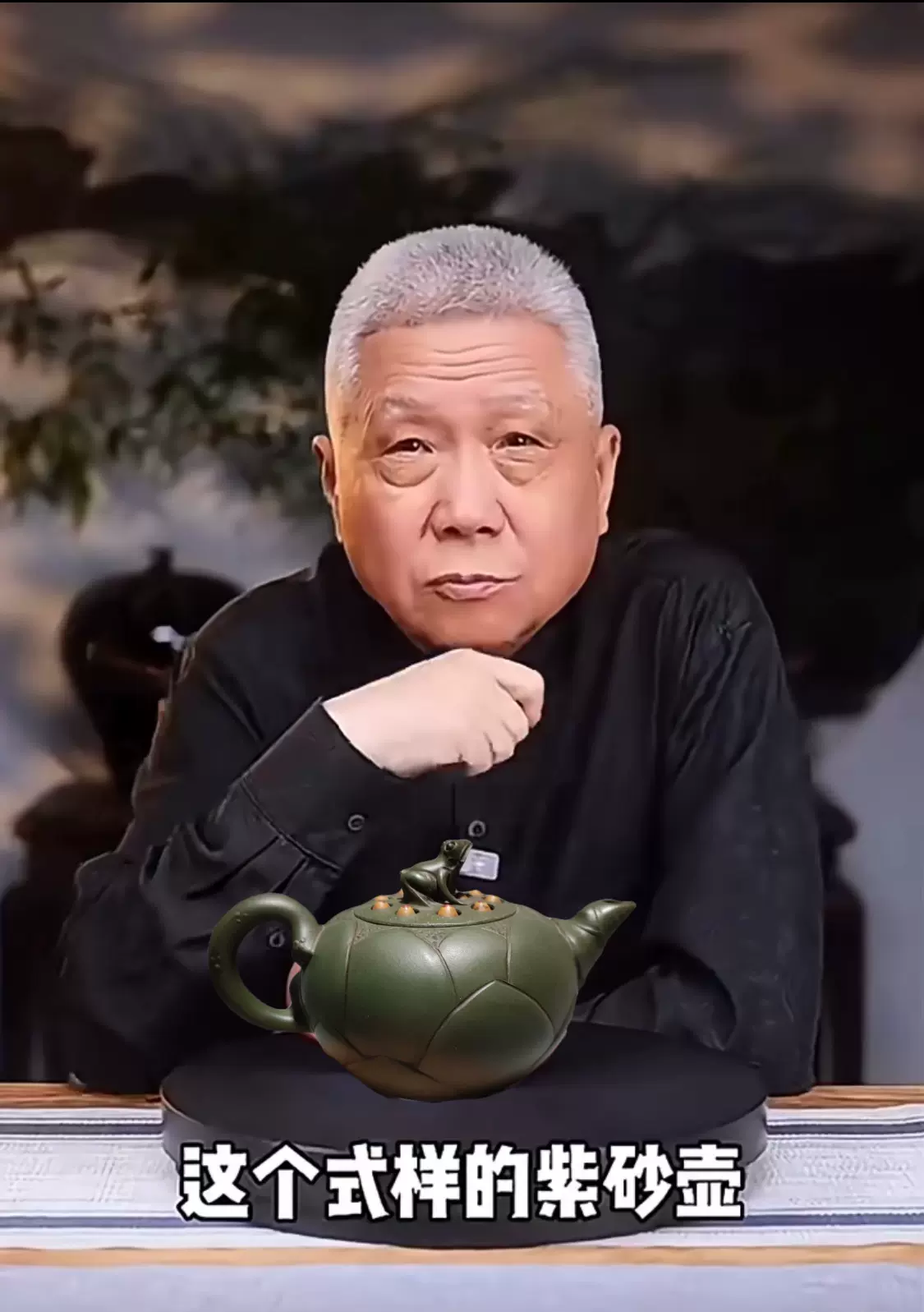 中国古美術・原鉱段泥 カエル蓮子壺 、底槽款:蒋蓉紋、紫砂壺・急須