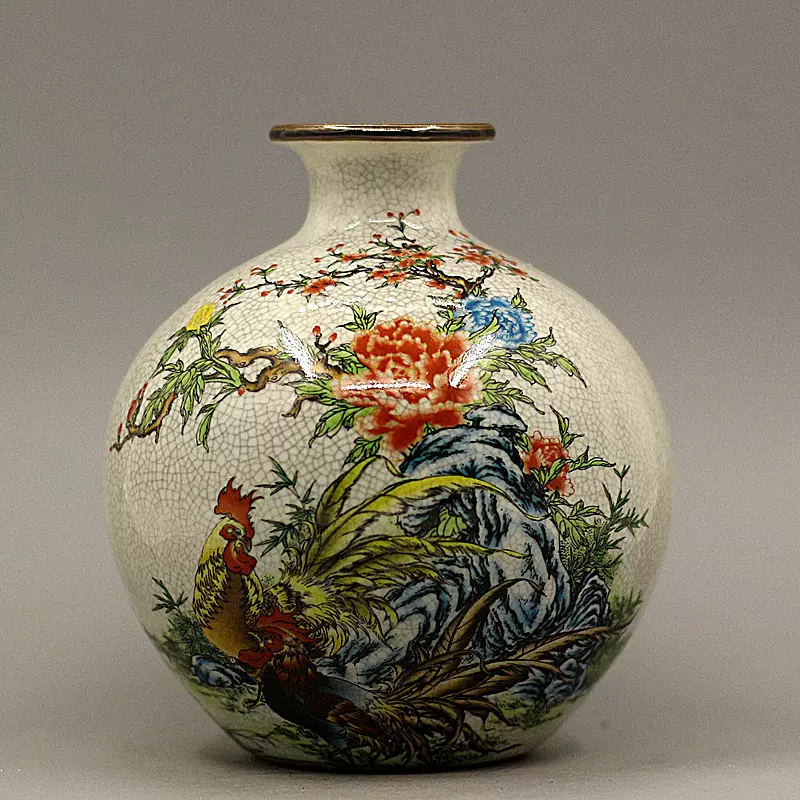 唐物 青磁長頸瓶 中国美術 古玩 SN787 唐物 青磁長頸瓶