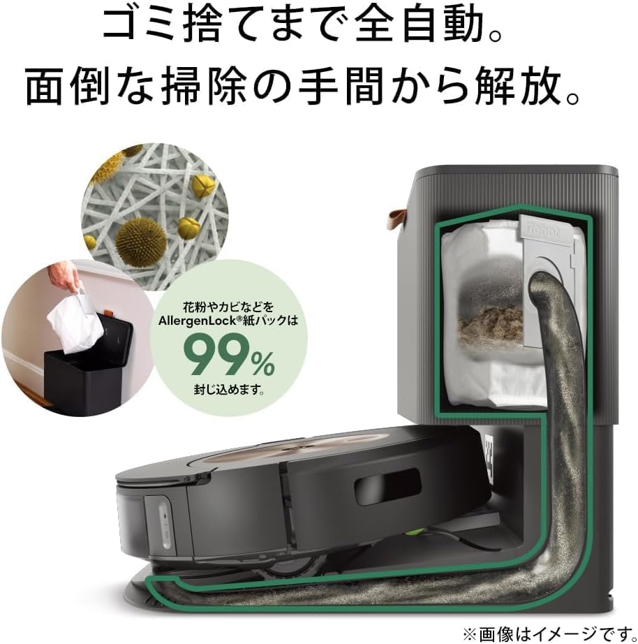 月額23,800円レンタルプラン：ルンバ コンボ j9+SD 屋内清掃 お掃除