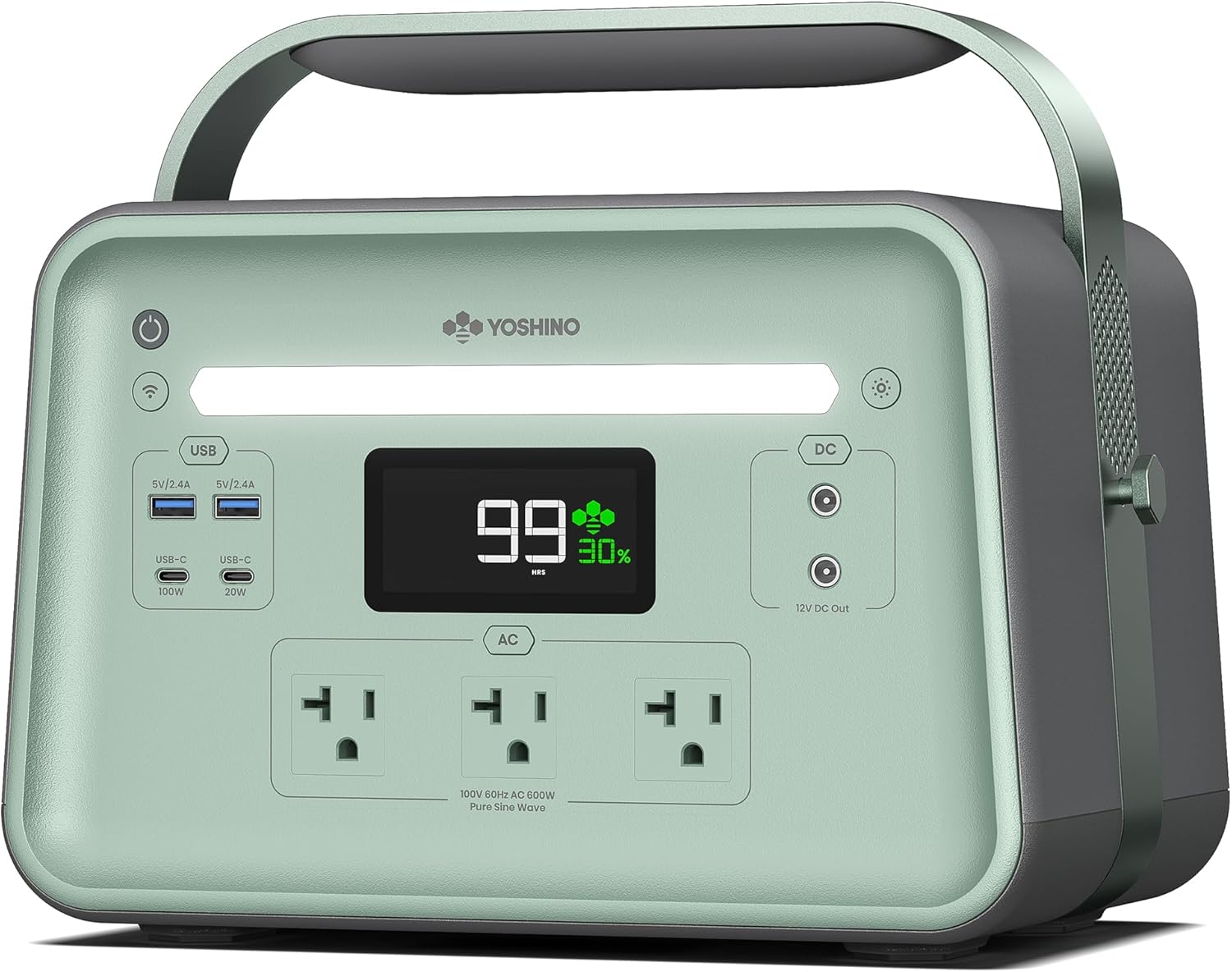 月額15,800円レンタルプラン：YOSHINO ポータブル電源 容量602Wh 定格