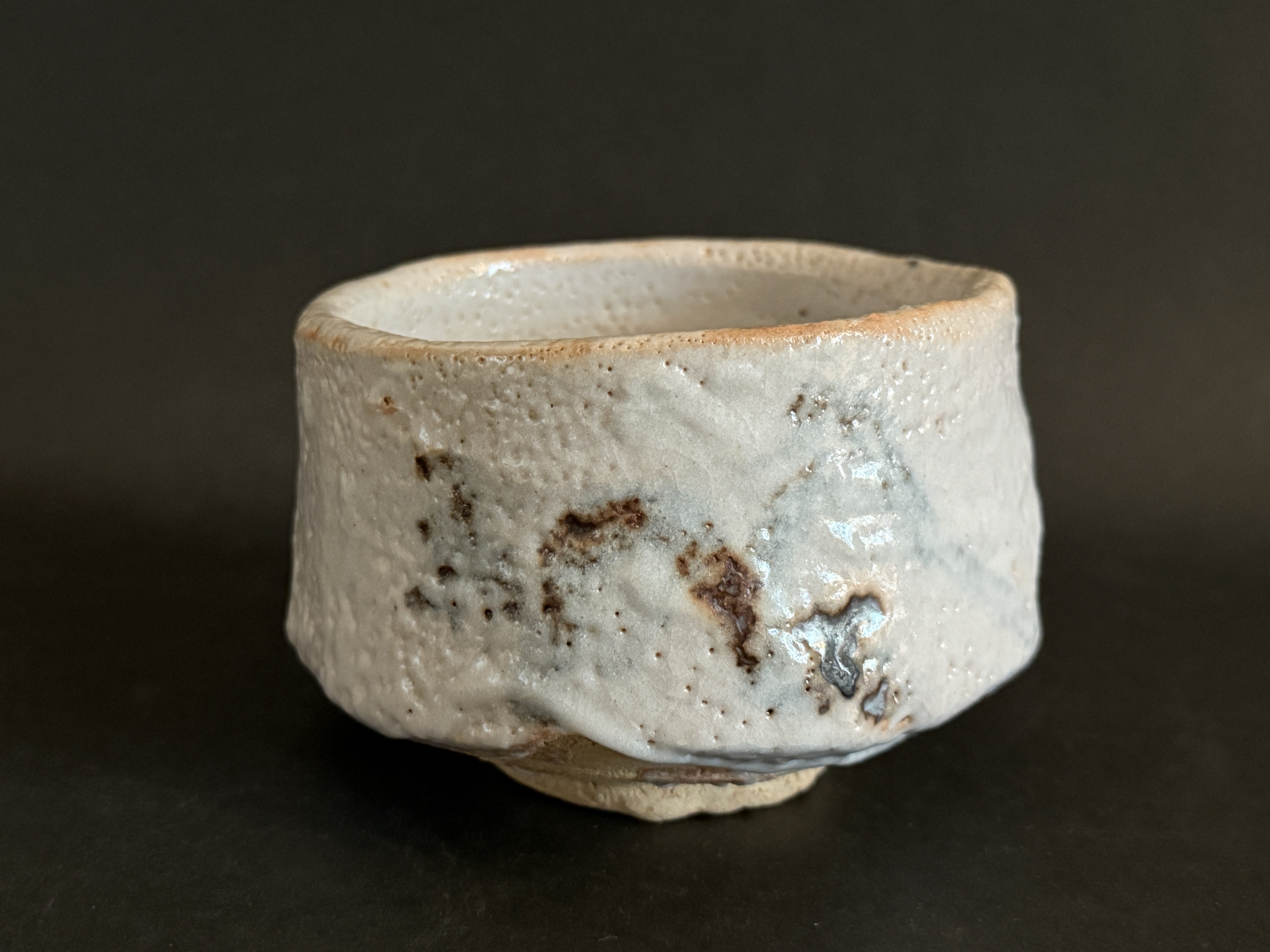 奥磯栄麓 志野茶碗 | 美術商玉齋