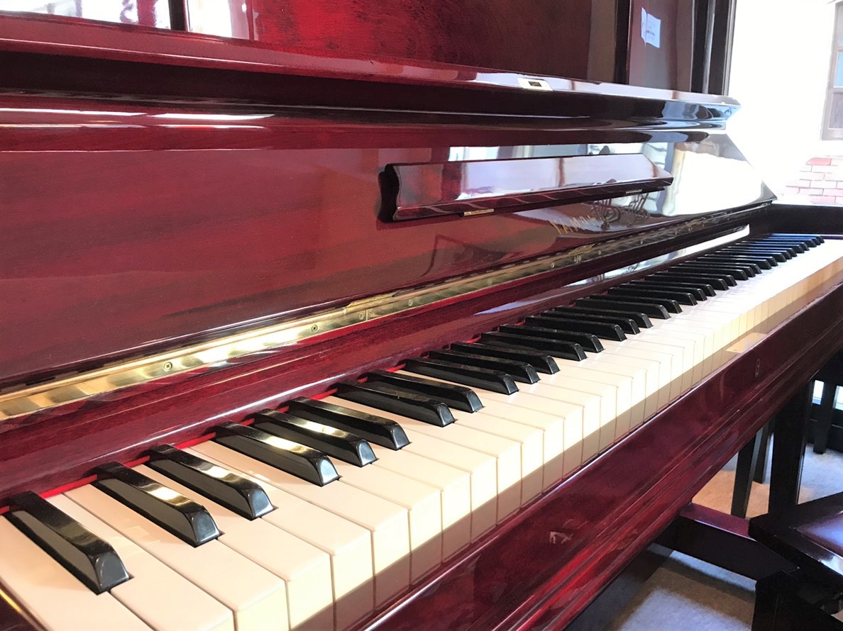 YAMAHA ヤマハ アップライトピアノ グランドピアノ 椅子 ワインレッド