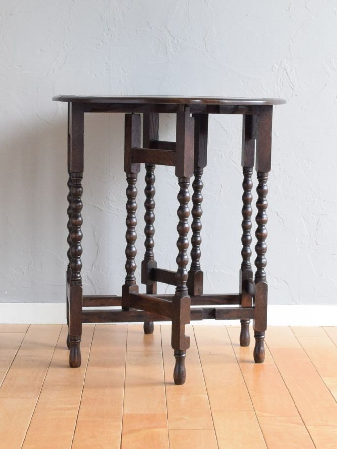 英国 アンティーク 家具 スモールゲートレッグテーブル バタフライ