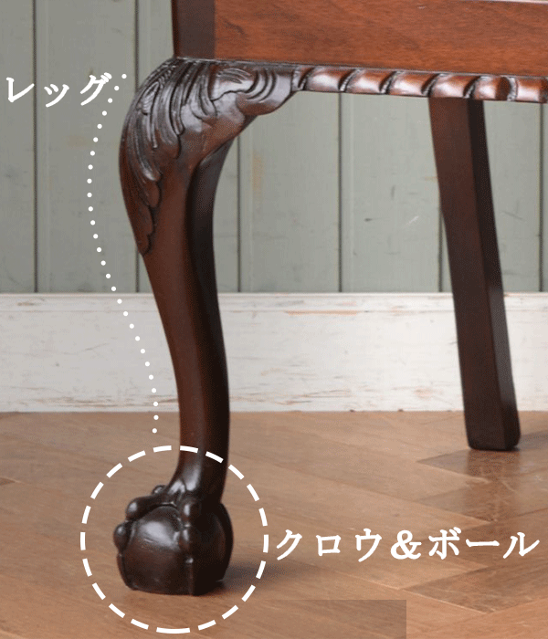アンティーク家具の足先「ボール＆クロウ」とは？選び方や使い方【公式