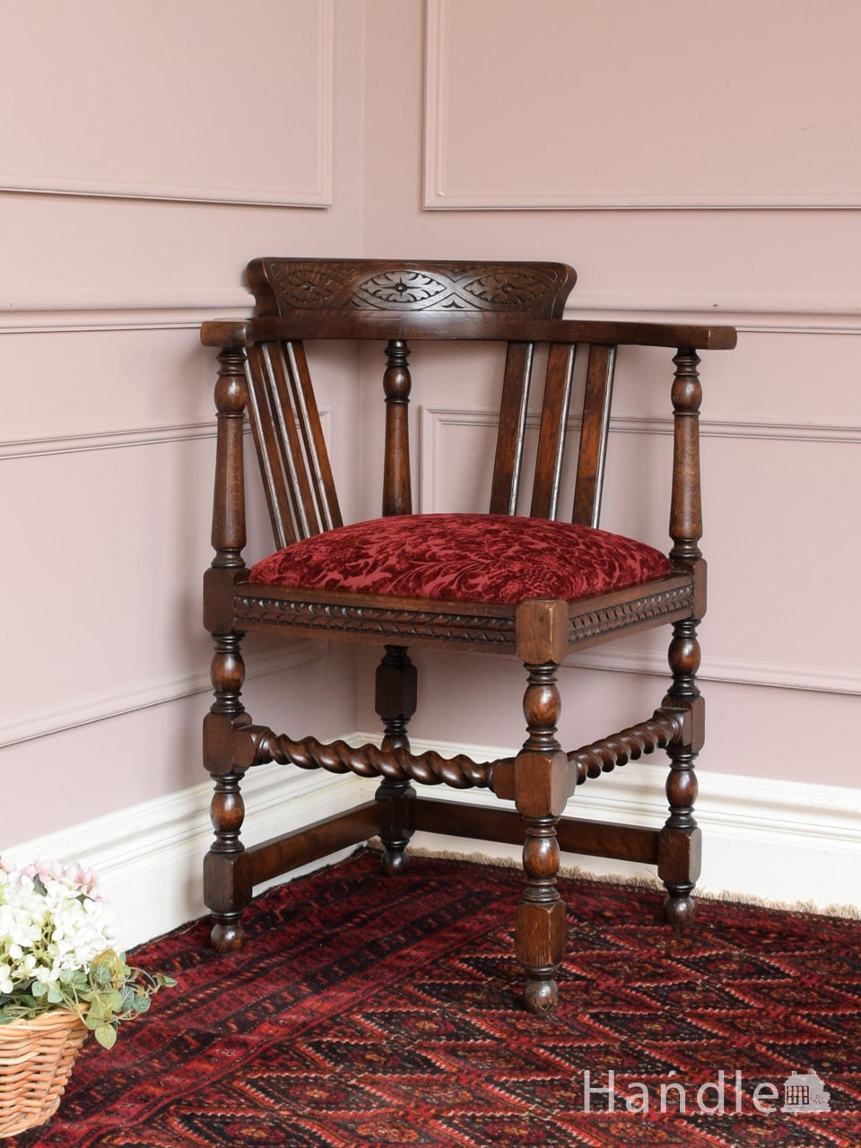 1900年代のアンティーク インレイド チェア(k-520-c)｜アンティーク