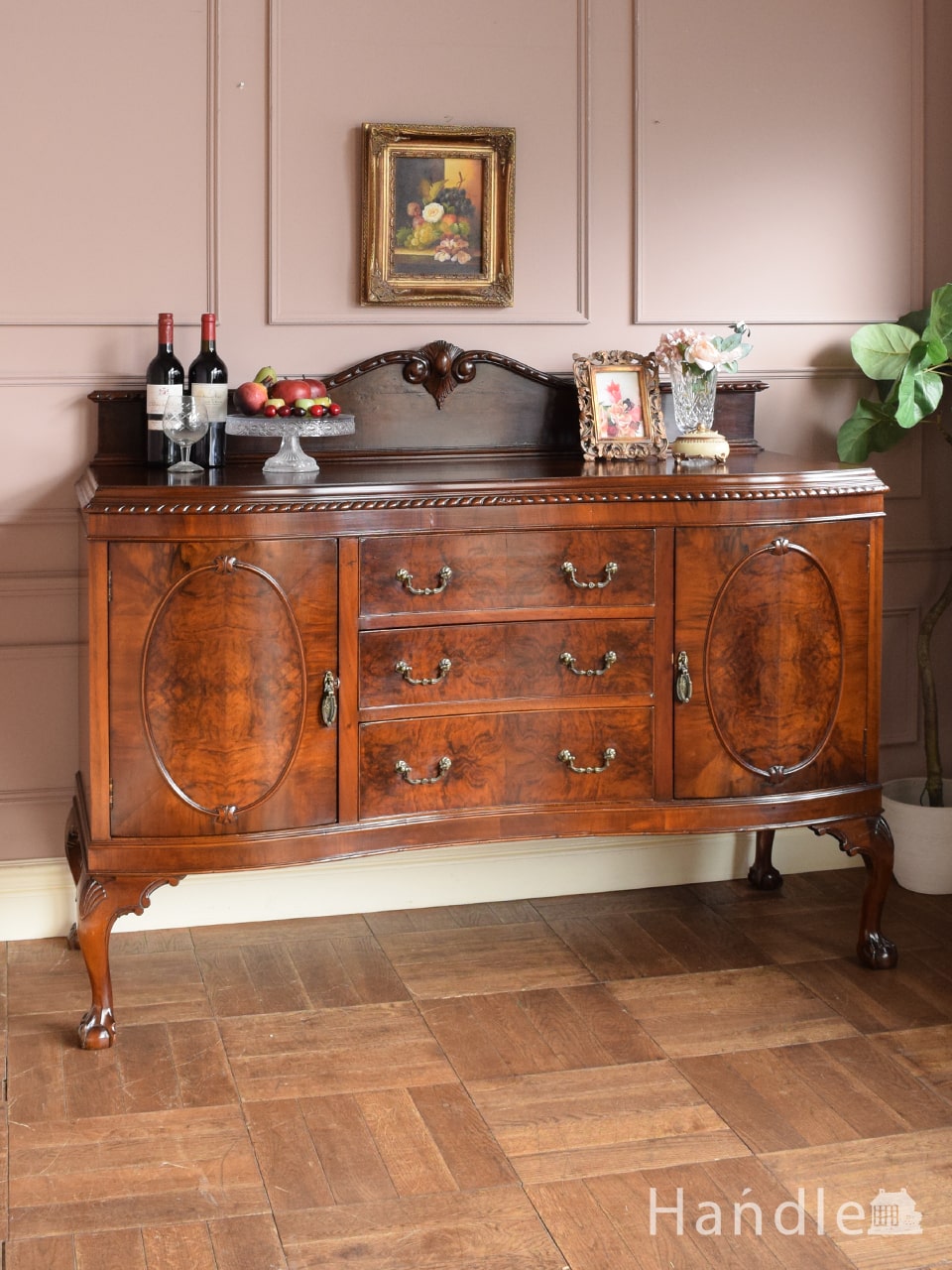 Jentique 英国 サイドボード 幅：約138cm カップボード チェスト 収納