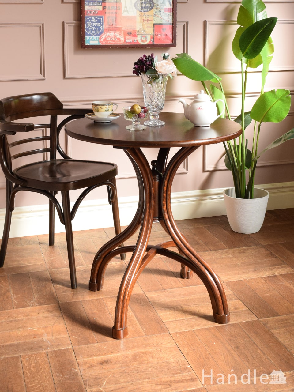 アンティーク 家具 オケージョナルテーブル 英国 サイドテーブル 222A