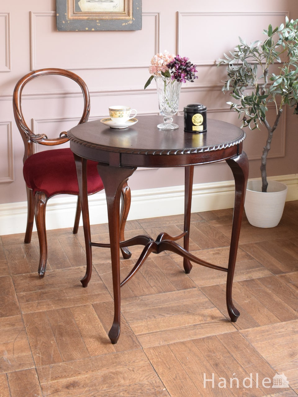 イギリス アンティーク 家具 ブックテーブル サイドテーブル 本棚