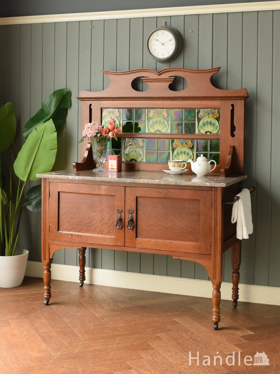 イギリスのアンティーク家具、ナチュラルなパイン材のウォッシュ