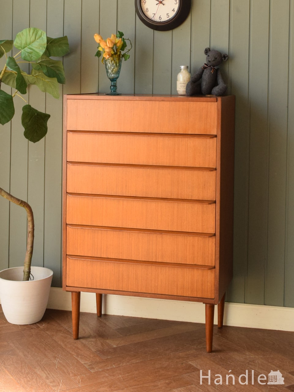 イギリスアンティーク ドレッシング チェスト シャビーシック ペイント