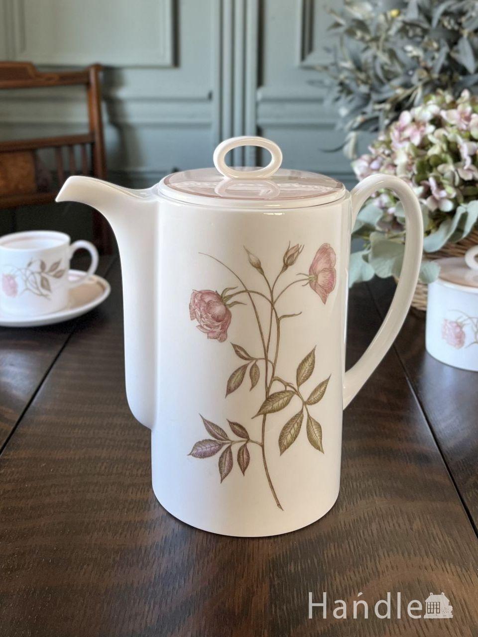 英国】 エドワーディアン ティーポット 【シルバープレート】 英国