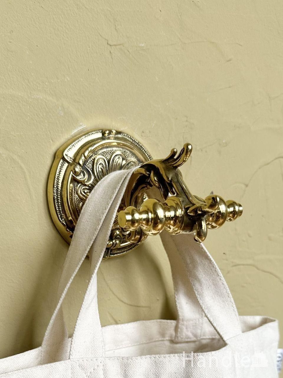 フランスアンティーク雑貨、ブルーがキレイなホーローのティータオル