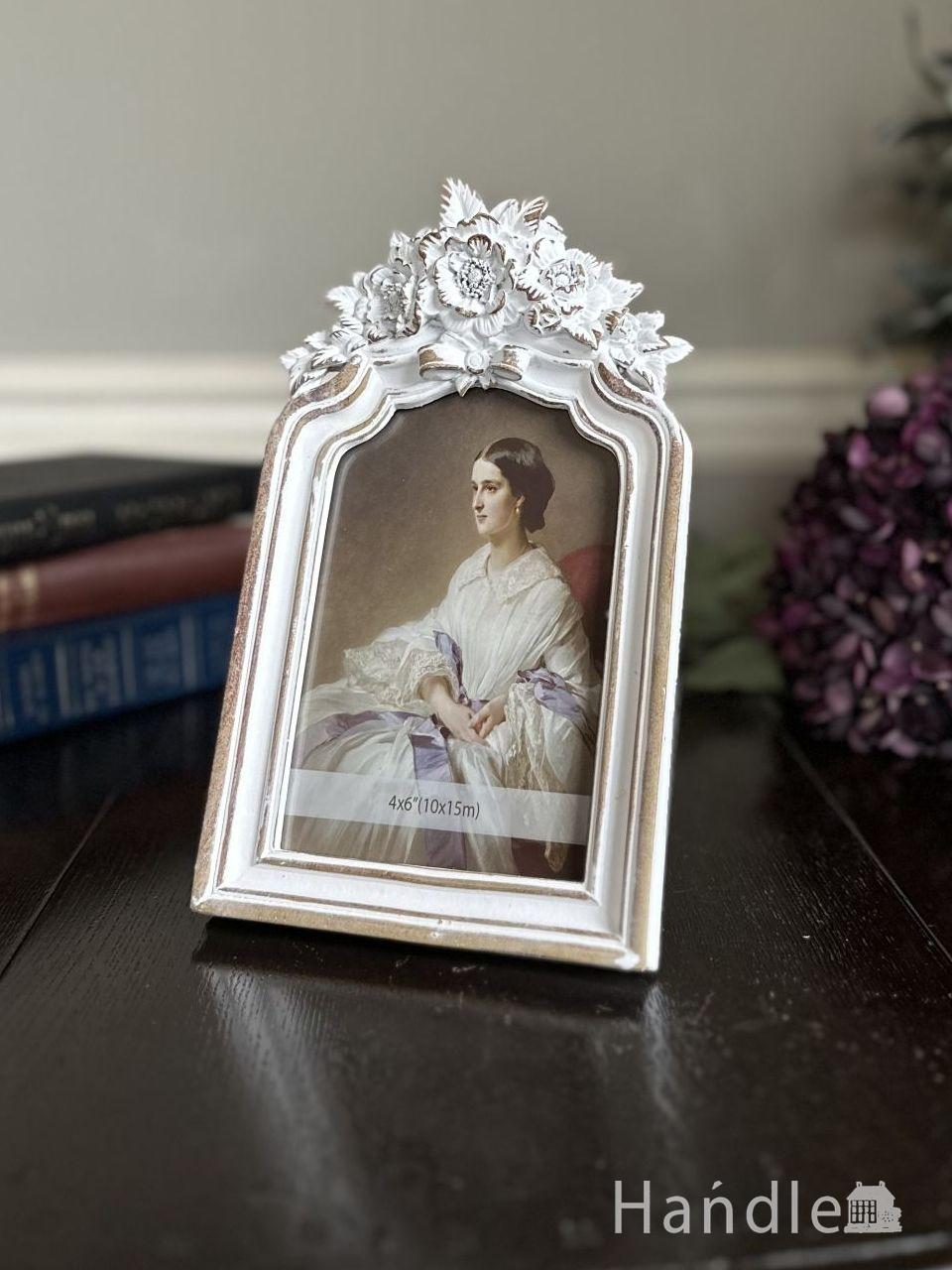 美品、アンティーク風額縁、フルーツ柄入り、立体型 美品