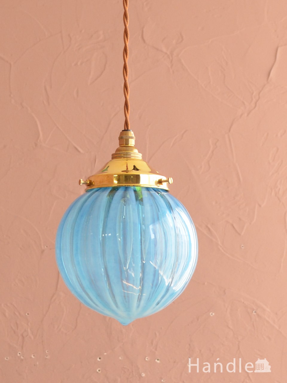 ヴァセリンガラス 【John Walsh】 シェードとランプスタンド ☆専用