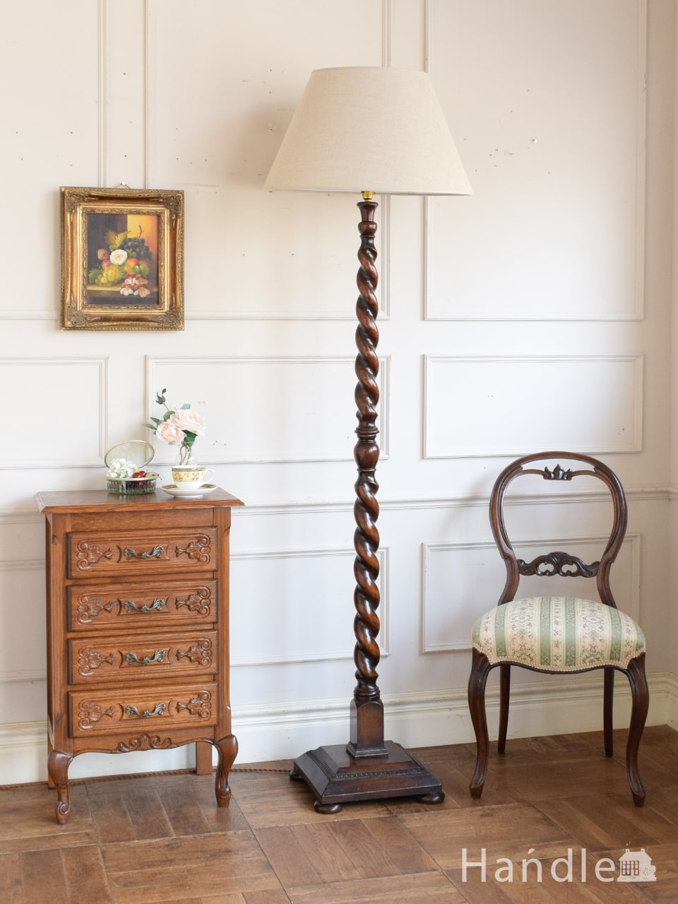 アンティーク、スタンドライト