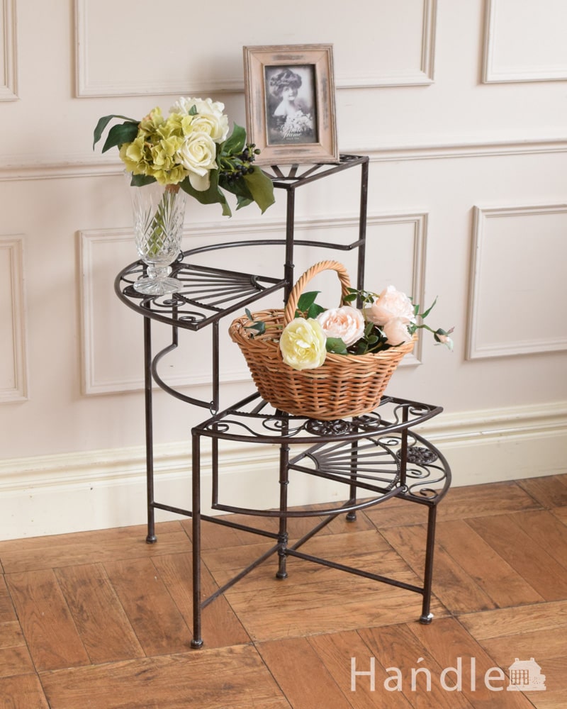 アンティーク 脚付き火鉢 木製 モダン 立火鉢 立 火鉢台 飾り台