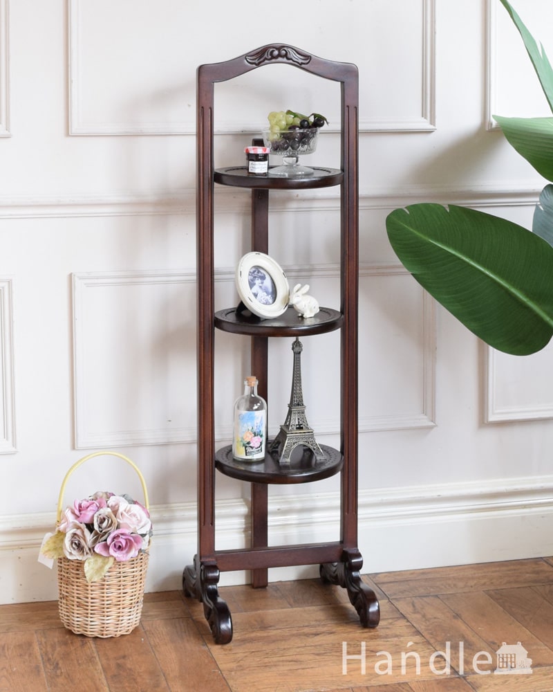 イギリス アンティーク 家具 ケーキスタンド プランツスタンド 英国