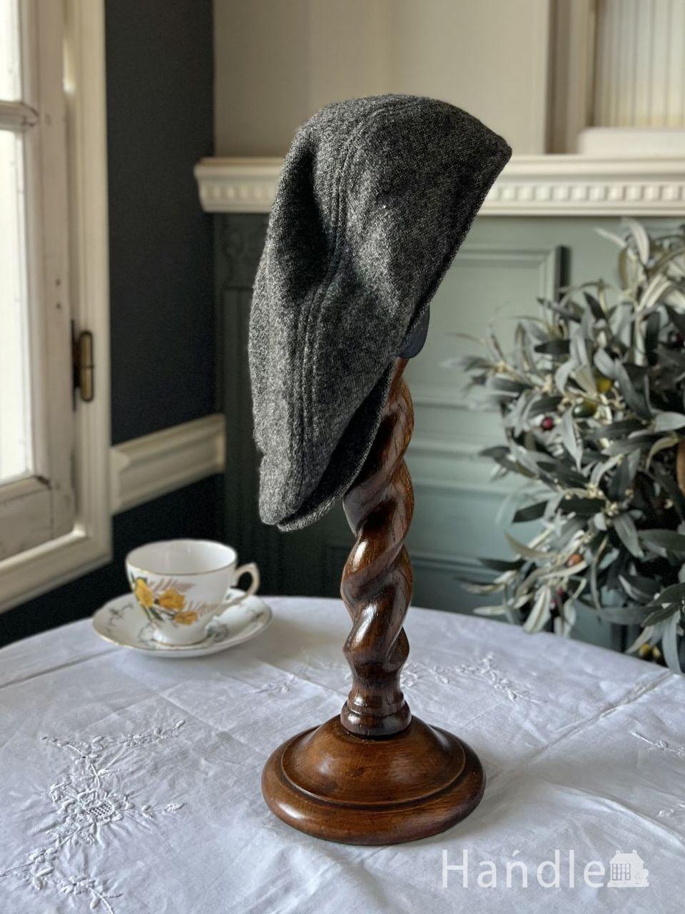 イギリスのアンティーク雑貨、木製のおしゃれなハットスタンド(m-8129