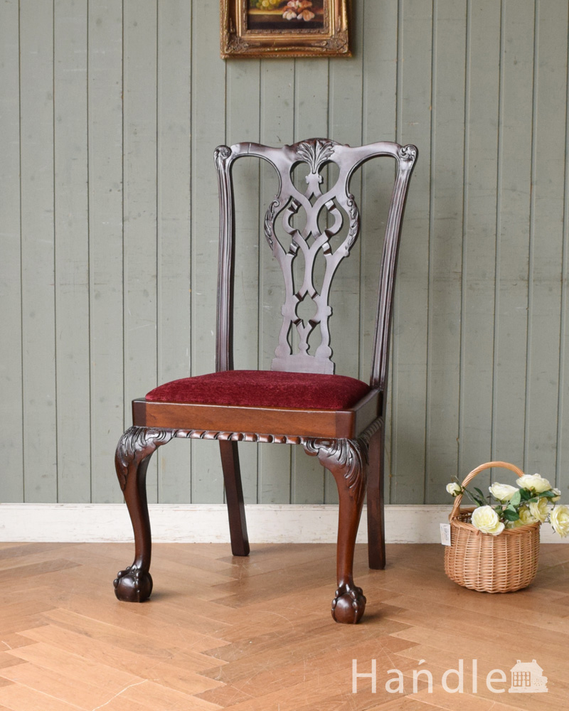 イギリス1920年代 クロウ＆ボールダイニングチェア クロウ＆ボール