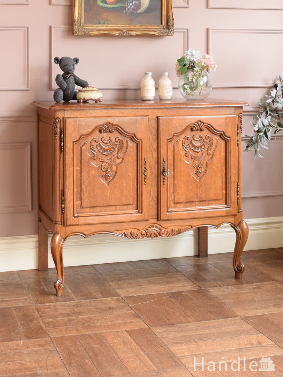 1930年代のアンティーク パインキャビネット(x-372-f)｜アンティーク家具