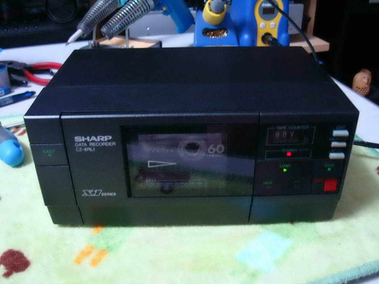激レア】X1ハード SHARP CZ-8RL1 データレコーダー 激レア】X1ハード