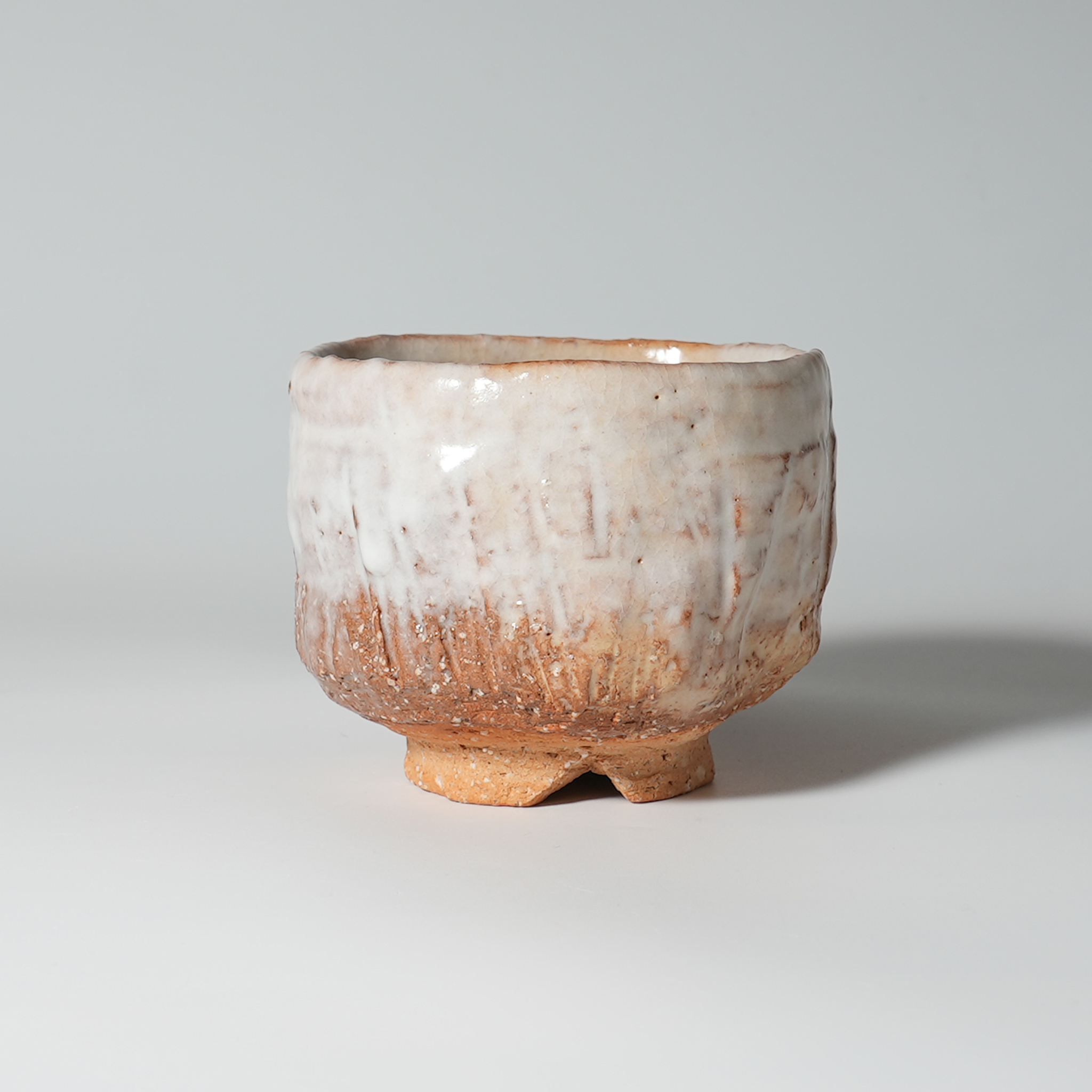 萩焼 指月窯 波多野善蔵作 湯呑 萩湯呑 波多野善蔵 県指定無形文化財