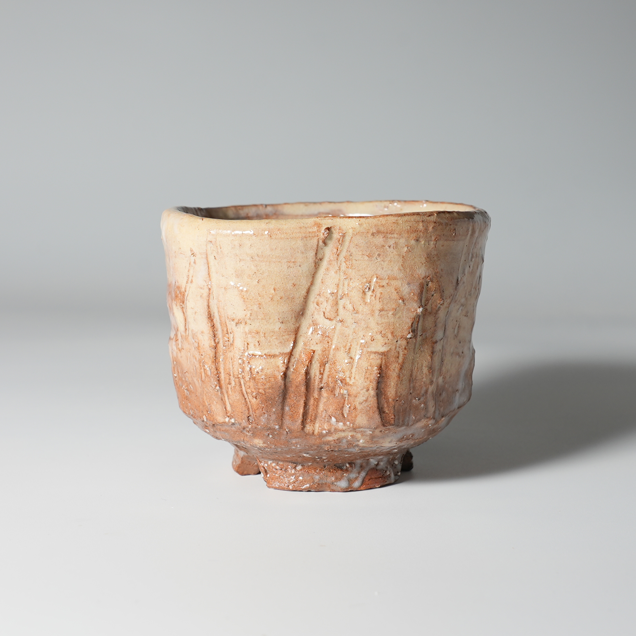 萩焼・ぐい呑み・波田野善蔵作 萩焼 波多野善蔵 萩ぐい呑 『萩焼 作