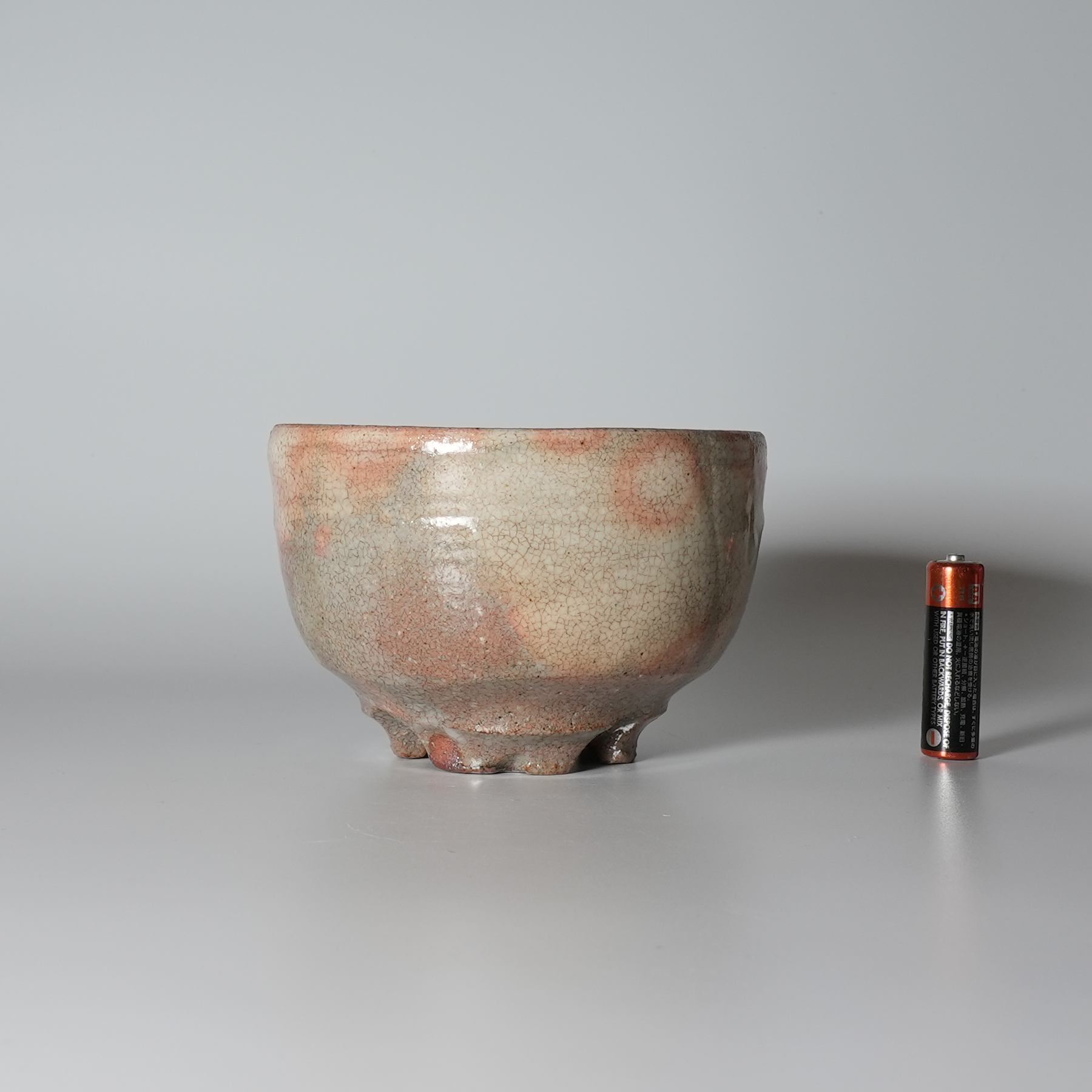 時松泰礼作 萩化粧花器 時松泰礼作 萩化粧花器 時松泰礼作 萩化粧花器